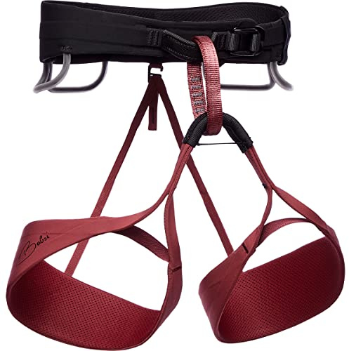 Black Diamond W Solution Harness Babsi Edition Rot-Schwarz, Damen Sitzgurt, Größe S - Farbe Cherrywood