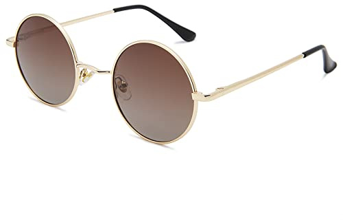 Pro Acme Retro Kleine Runde Polarisierte Sonnenbrille für Männer Frauen