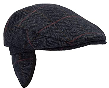 WALKER AND HAWKES - Unisex Schiebermütze mit Ohrenklappen - Tweed