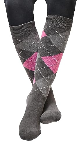 Rhinegold Chaussettes d'équitation pour Enfants – Semelle entièrement rembourrée – Chaussettes d'équitation Longues avec propriétés antimicrobiennes – Chaussettes d'équitation Respirantes et