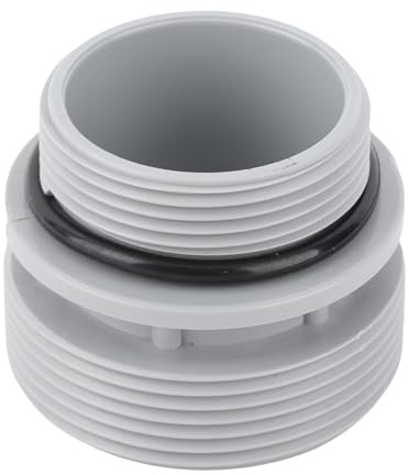SIXRUN Universal Poolschlauch-Konvertierungsadapter Set, 2 Stück, Kunststoff, kompatibel mit Modellen 4560 und 58254, mit Anschlussdichtungen, 60mm/47mm Gewinde