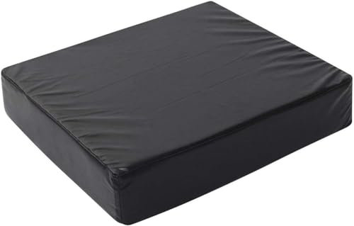 Molten Creek® Wheelchair Memory Foam Cushion Seat With Waterproof Cover, Orthopedic Seat Cushion for Pressure and Pain Relief, Reduce Back Ache, Improve Posture, Black (18 x 16 x 3)