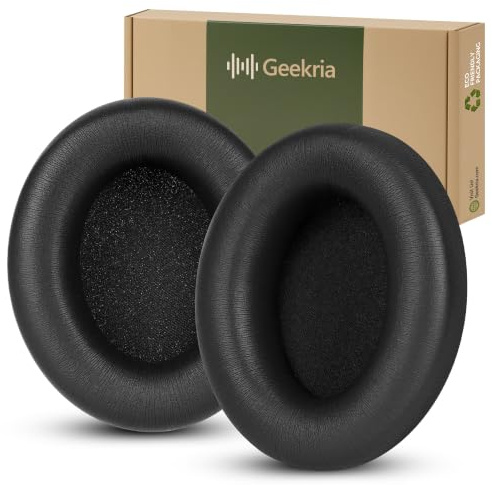 Geekria Cuscinetti auricolari di ricambio compatibili con Beats Studio Pro (A2924), per cuffie, parti di riparazione (Nero)