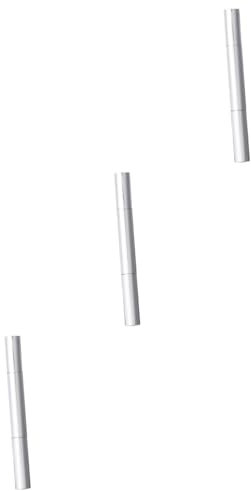 Healeved 15stücke Leere Nagelpolierpens Mit Pinselspitze Aus Aluminium Kosmetikbehälter Für Nagellack Lipgloss Nagelöl Silberfarben Für Salon Und Heimgebrauch