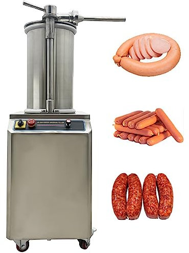 Tritacarne, Insaccatrice per salsicce, Insaccatrice elettrica per salsicce, Macchina per fare salsicce in acciaio inossidabile 26L per fabbrica ( 26L)