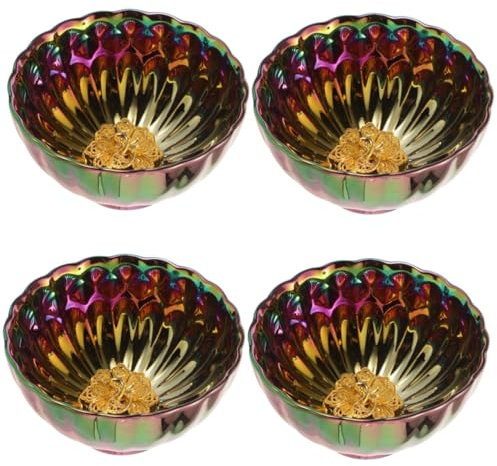 IMIKEYA 4 Stück Pfauen-Teetasse Teeservice Tasse Dekorative Tasse Stabile Trinktasse asiatische Teetasse Kungfu-Teeschale Teebecher Retro- chinesische Teeverkostungstasse Keramik