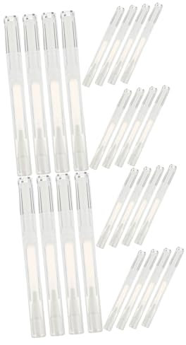 Baluue 12pezzi Penne Vuote Per Cosmetici Applicatori Trasparenti Per Per Unghie e Lucidalabbra Impermeabili e Duraturi Per Oli Essenziali e Profumi