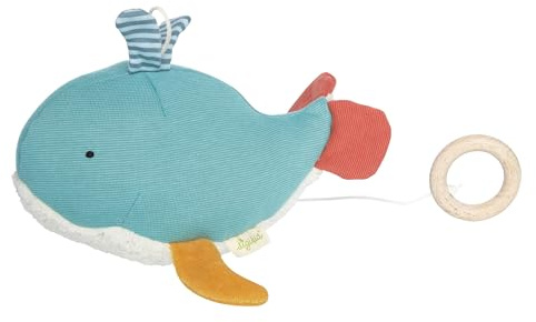 sigikid Spieluhr mit Wunschmelodie - Geschenk zur Geburt oder Taufe - Einschlafhilfe für Babys ab Geburt Tröster Kuscheltier Babyspielzeug