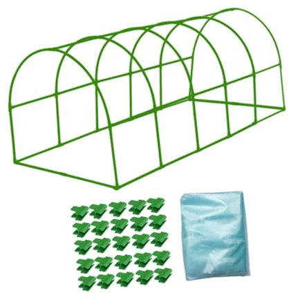 Kit de invernadero grande para patio al aire libre para jardinería de invierno, 250 x 120 x 110 cm