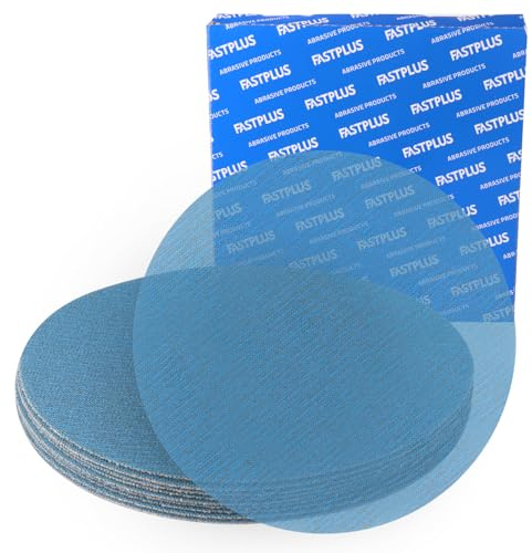 Lot de 10 disques abrasifs en maille de 225 mm - 22,9 cm - Grain 240 - Sans poussière - Pour voiture, bois, meubles, sols et sols