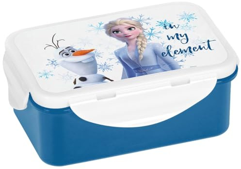 Fiambrera Elsa & Olaf, 650 ml, polipropileno, fiambrera, hermética, apta para alimentos