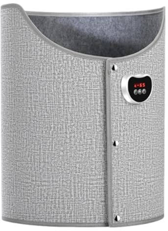 MotiveTech Chauffe-jambes sous bureau avec couverture chauffante pour les pieds, idéal pour le salon ou la chambre, Gris