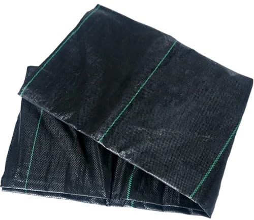 Toyvian Tela de Jardinería Resistente para Control de Malezas, Barrera Antihierbas Transpirable 1m X 5m, Cobertura para Césped y Paisajismo Exterior, Malla para Jardín y Huerto