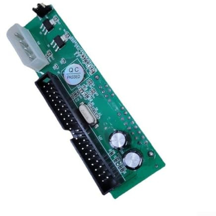 EpheyFIF Cable convertidor adaptador SATA a IDE, chip JM20330 para unidad de DVD SSD de 2.5 3.5 pulgadas, PATA de 40 pines a convertidor bidireccional SATA para recuperación de datos de computadora