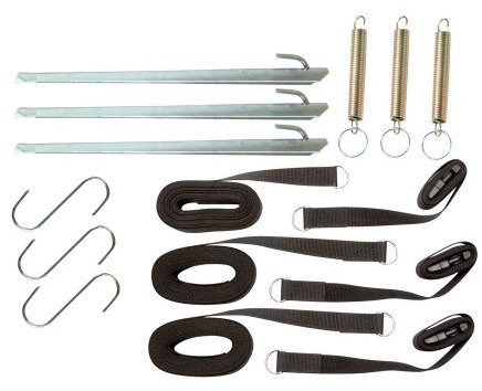 Bo Camp Sturmspannleine Set 5 x 3 Stück