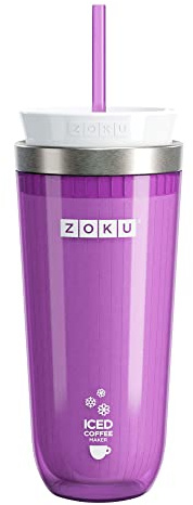ZOKU Iced Coffee Maker, Eiskaffee, Maker, Eiskaffeezubereiter, Violett, 325 ml, ZK121-PU