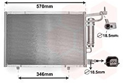 VAN WEZEL Condensatore, Climatizzatore 18005615