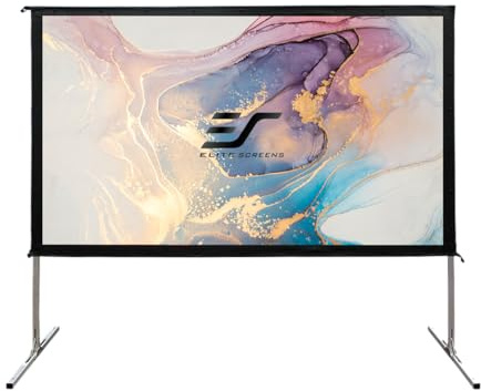 Elite Screens Yard Master 2 - Mobile Outdoor LEINWAND 16:9 / WraithVeil-Dual (Projektion von vorne & hinten) / 399 x 224