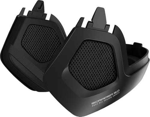 ABUS Scraper 3.0 WinterKit für den Fahrradhelm – Ohrenschützer und Helmmütze gegen Kälte und Wind – Schwarz, Größe M