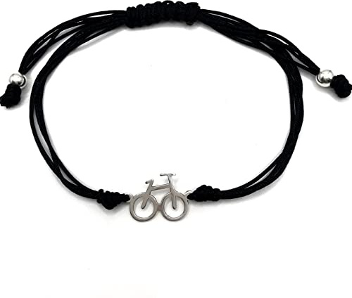 MASBARATA Pulsera Bicicleta de Plata de Ley 925/1000