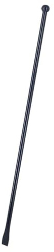 D&O - Hebeleisen 140 cm - Brechstange aus Borstahl mit Kugelkopf & Meißel | Hebelwerkzeug mit 4,5 kg Eigengewicht, 28 mm Durchmesser und 4,5 cm breiter Spitze für harte Materialien