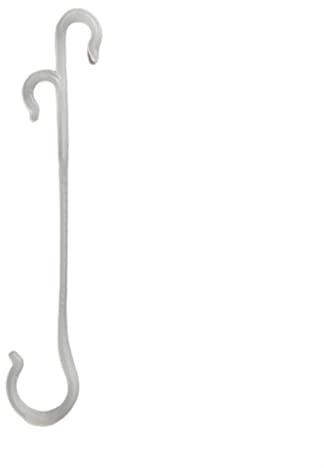 WHATON 100 Stück 13 cm Tomatenhalter J-Haken Pflanzenhalter Gemüseclips, Um Zu Verhindern, DASS Fruchtcluster Eingeklemmt Oder Herunterfallen Wände