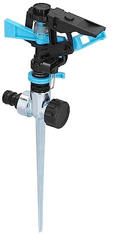 Irrigatore Giardino, Irrigatori da Giardino, Irrigatore a Battente, Regolabile a 360 ° Irrigazione Giardino Ideale per Giardini, Prati e Bordure, per irrigare aree fino a 530 m²