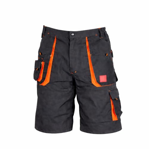Luckyberg Kurze Arbeitshose | Schutzkleidung fur Herren oder Damen. Hose Schutz für Maler, Stuckateur, Monteur,