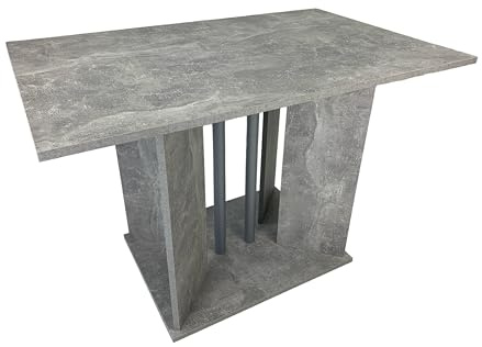 Generisch Esszimmertisch Küchentisch Atlantis 2 in Beton Optik 110x70