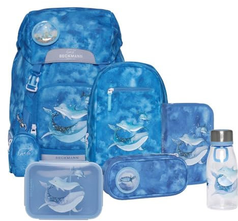 Beckmann Classic Schulrucksack Set 8tlg. (Ocean)