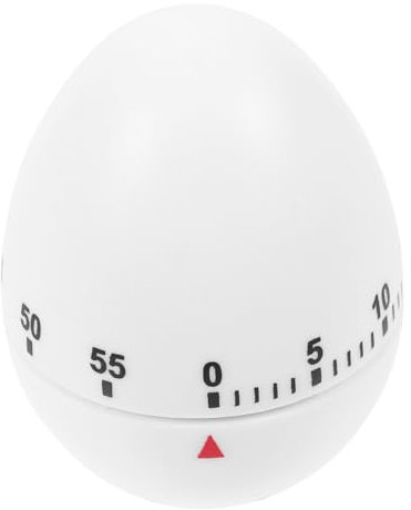 Garneck 3 Pièces à rebours Domestique minuterie de Cuisine bruyante sablier numérique minuterie de Cuisine numérique Oeuf minuteur Rappel de Cuisine mécanique Blanche