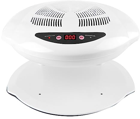 400-W-Nageltrockner, Einstellbare Windmodi, Luft-Nagelgebläsetrockner mit Intelligentem Sensor, ABS-Kunststoffgehäuse, Geeignet für Hände und Füße, Heißer und Kalter Wind