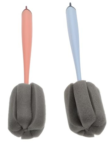 ORFOFE 4stücke Wandmontierte Reinigungsbürsten Für Babyflaschen Und Tassen Ergonomisches Design Abnehmbare Schwämme Für Gläser Und Küchenzubehör