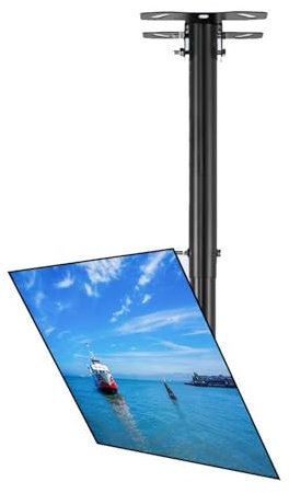 TV Wall Mount' Soporte de Montaje en Pared para TV - Soporte de Montaje en Techo para TV - Elevador de TV Ajustable, se Adapta a televisores 4K de 32 a 65 Pulgadas, Pantalla Plana telescópica