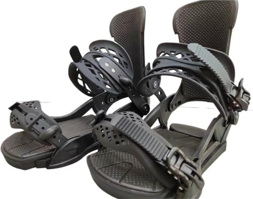 HWJFDC Fijaciones Snowboard Fijaciones de Snowboard Fijaciones de Snowboard equilibradas y seguras for Adultos(L)
