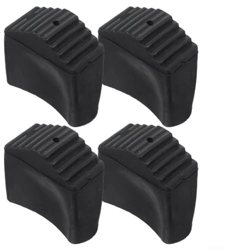 Besttoolifes 4Pcs Non Slip Ladder Feet Rubber Pad Replacement Step Ladder Feet Foot Mat Ladder Feet Cover Ladder Foot Cushion Extension Ladder Replacement Part