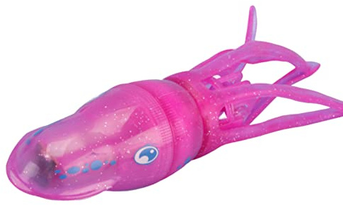 Cunlvyyds Squid Diving Toys, Electric Octopus Swimming Sinkers Bath Squid Water Toy Swimming Training Accessories for Kids Girls Boys Pool Games Red