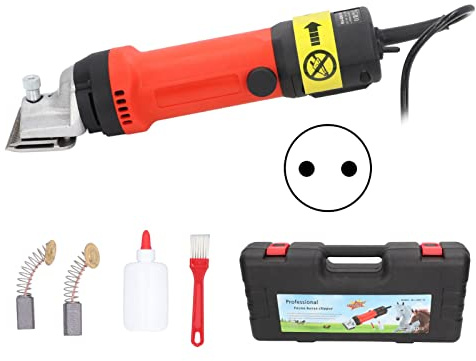 ANKROYU Tondeuse électrique professionnelle pour poils de cheval, 6 900 W, haute puissance, 6 vitesses réglables, cisaille électrique pour moutons, kit de toilettage pour chevaux,