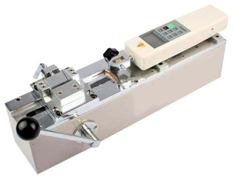 Digital Force Meter, Manual Horizontal Push Pull Gauge for Wire Harness Tensile Testing and Load Measurement