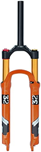 ZXGSXIOU 26/27,5/29 Zoll Fahrrad-Federgabel aus Magnesiumlegierung, Federweg 140 mm, Achse 9 mm Schnellspanner, Scheibenbremse für 29-Zoll-Mountainbikes