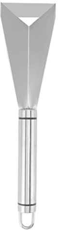 Rcniso Coltello da Intaglio per Frutta Coltello da Intaglio per Frutta e Verdura a Forma Triangolare in Acciaio Inossidabile per Domestica