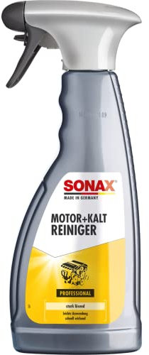SONAX Kaltreiniger für Motoren, Maschinen, Mechanikteile und Fahrzeuge, 500 ml, Artikel-Nr. 05432000