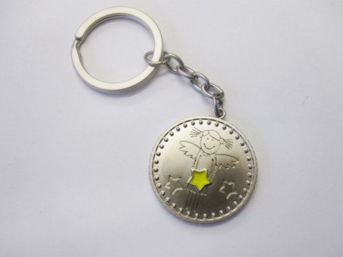 Schutzengel mit gelbem Stern, Schlüsselanhänger Gift Company