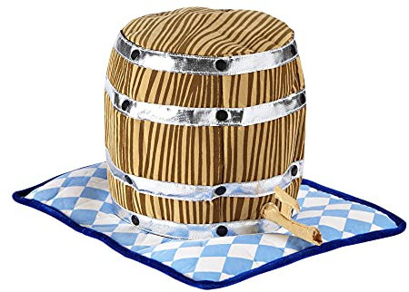 W WIDMANN MILANO Party Fashion 0064D - Hut Bierfass, Bierfest, Bayern, Hut, Kopfschmuck, Accessoire, Karneval, Mottoparty