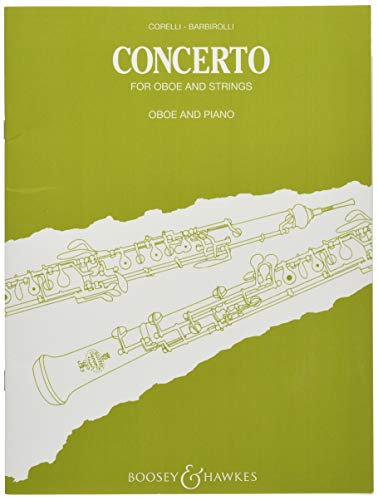Konzert für Oboe und Streicher: nach Themen von Arcangelo Corelli. Oboe und Streichorchester. Klavierauszug mit Solostimme.