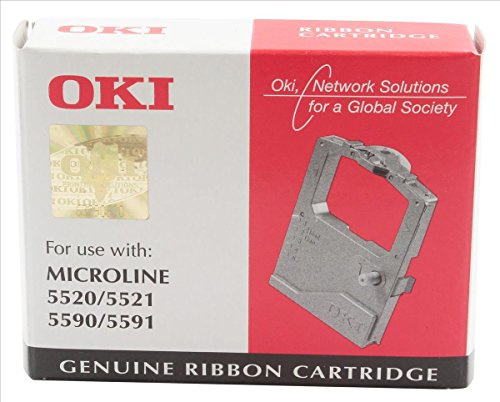 OKI 01126301 Microline 5520, 5521, 5590, 5591 Tintenband schwarz 4.000.000 Zeigen