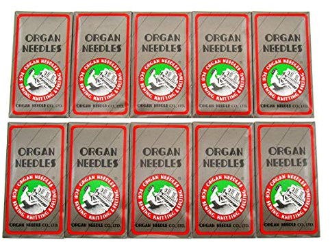 Organ nadel in durchsichtiger CKPSMS-Plastikbox - Organ-HAX1-Nähnadeln -HAX1 ORGAN Nähnadeln Kompatibel mit/Ersatz für Singer Marke,Pfaff Marke,Brother Marke(Organ-HAX1 11/75 100PCS)