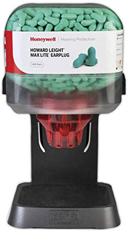 Howard Leight HL400 Earplug Dispenser with 400 Pairs of MAX Lite Earplugs