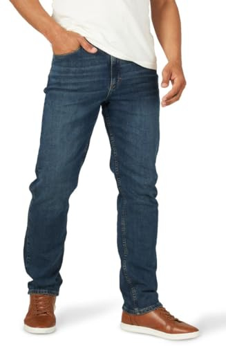 Wrangler Authentics Men's Comfort Flex Waist Relaxed Fit Jean, Rhodes, 40W 29L