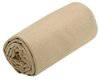 Sea to Summit – Airlite handduk resehandduk L – badhandduk – mikrofiber – absorberande och snabbtorkande – ultralätt – kompakt – vandring – 60 x 120 cm – ökenbrun – 67 g